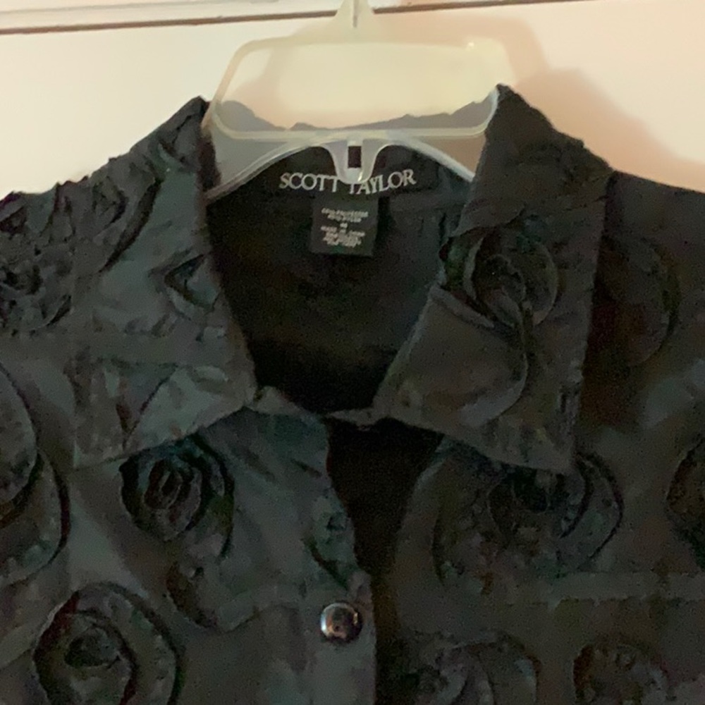 Vintage Scott Taylor Taffeta Top